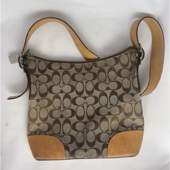 Coach Vintage Signature Monogram Shoulder Bag - Picture 4 of 9